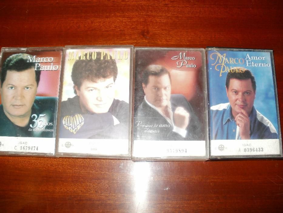 Cassetes de músicas antigas