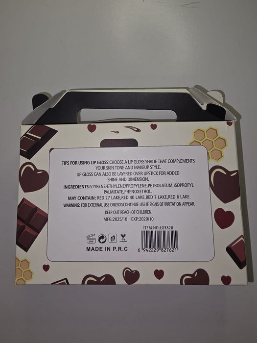 Kit Gloss & Lip Oil – Mel, Chocolate e Coração Franciny Ehlke