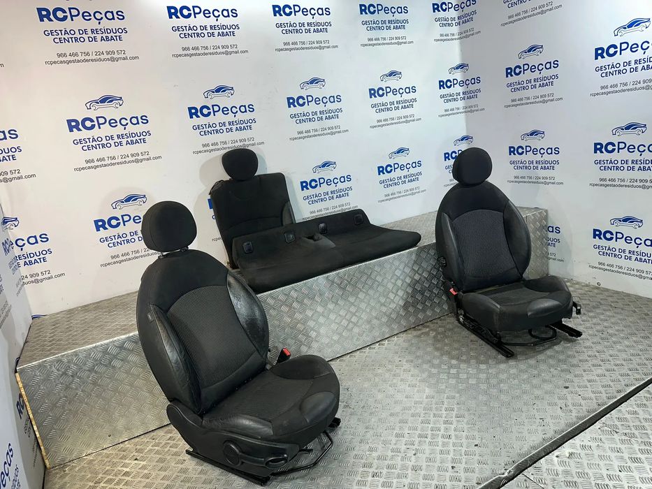 Conjunto de Bancos em Pele e Tecido Mini Cooper R55 R56 Original