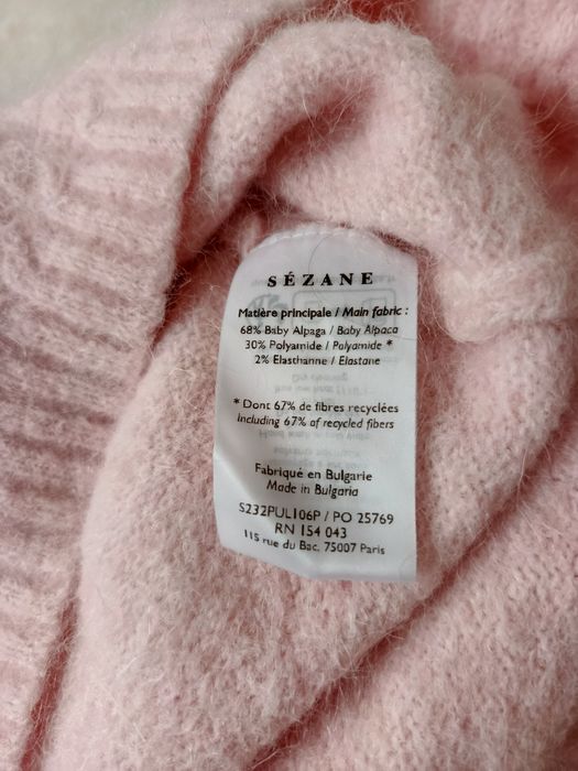 Светр, альпака, baby alpaca, Sezane