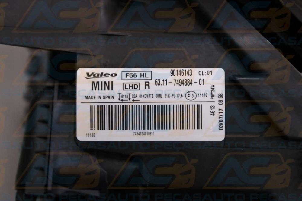 MINI COOPER S F55 F56 F57 Frente Completa
