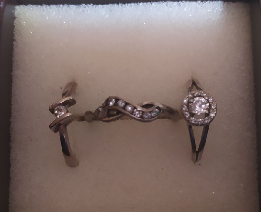 Красивые колечка серебро ,колечко СССР ПОЗОЛОЧЕНОЕ 650 гр.кулончики.