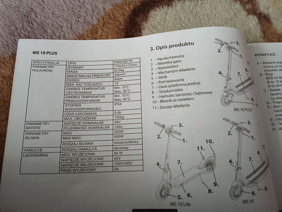 Hulajnoga  elektryczna  nowa