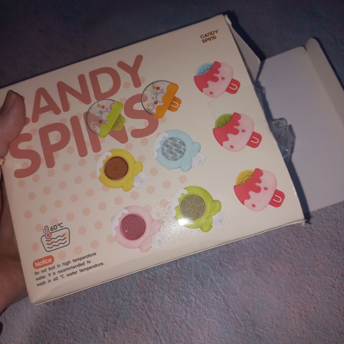 Брязкальце-спінер, книжечка монтесорі (складне дзеркальце)