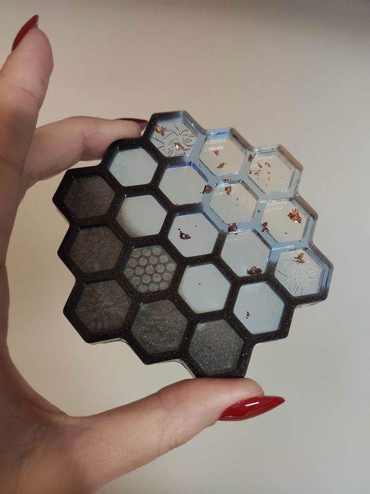 Podkładki zestaw podkładek z żywicy epoksydowej pod kubek ozdobne