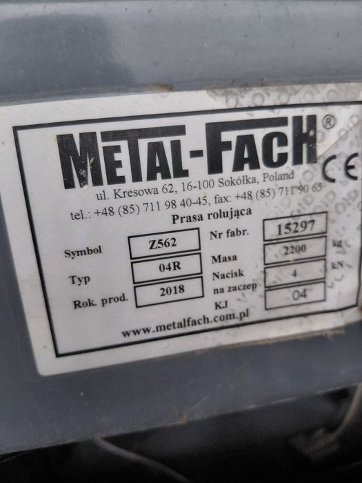 Прес-підбірник Metal-Fach z562