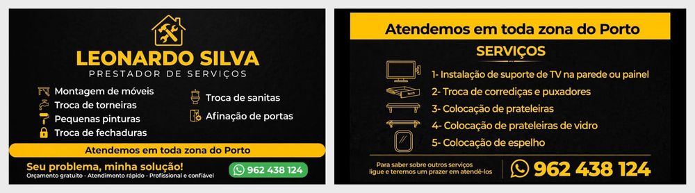 Serviços gerais para todo o Porto