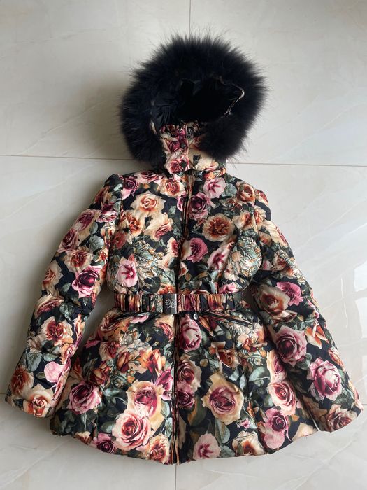 Пуховик з натуральним хутром  Borelli, Mayoral розм. 12 152 см