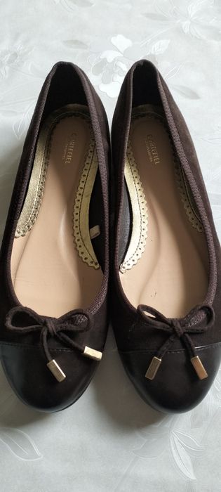 Pantofle damskie baleriny 38