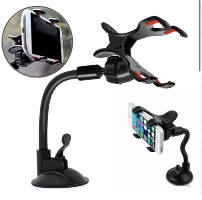 Авто кріплення гнучкий тримач для телефона на присоску держатель