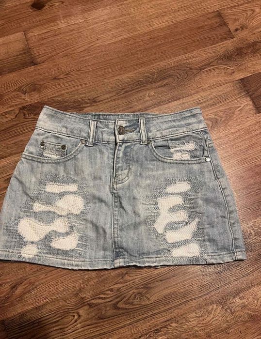 Jeansowa spódniczka mini