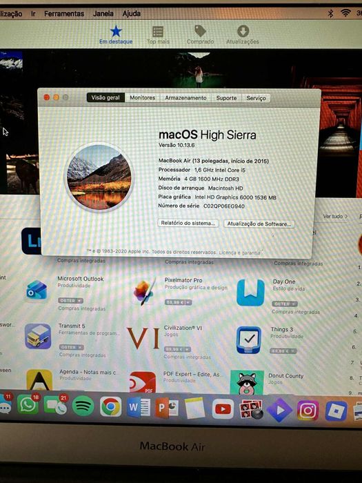 Macbook Air 13” - 2015