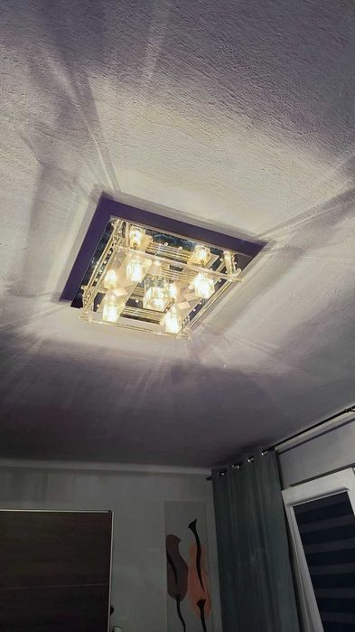 Lampa wisząca szklana