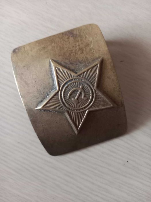 пряга на ремінь латунь вінтаж