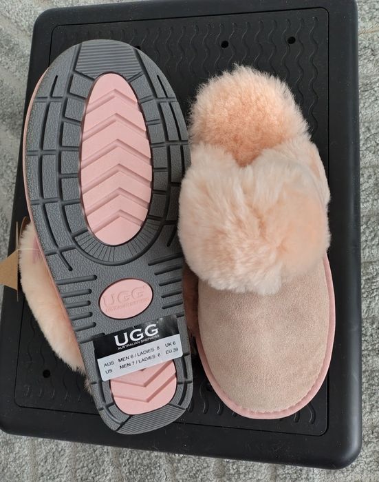 UGG australijskie kapcie różowe