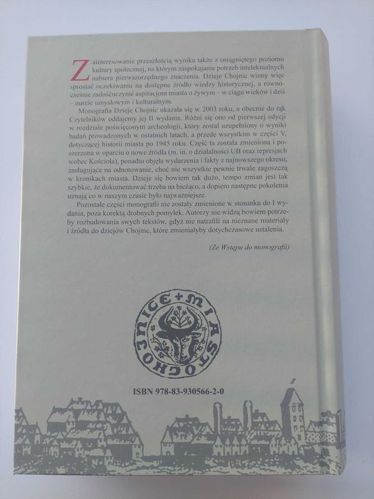 Książka "Dzieje Chojnic"