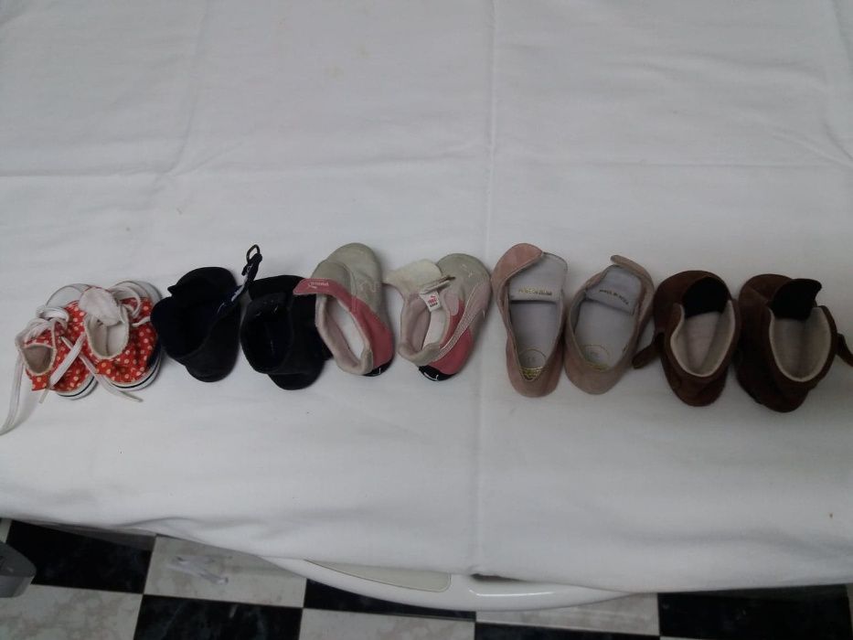 calçados novos de bébé nºs 16 e 17 - vários preços