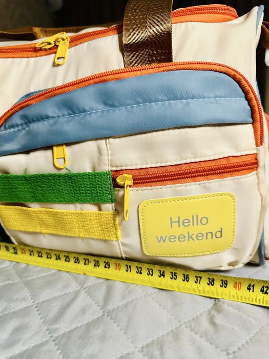 Сумка для подорожей / спорту “Hello weekend”