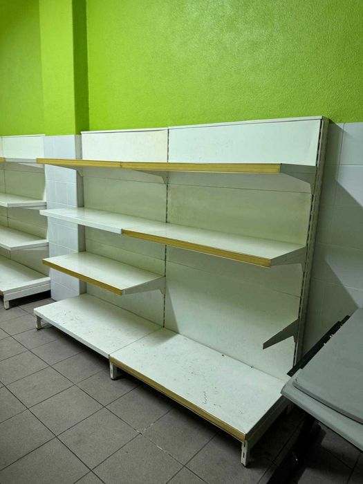 Prateleiras usadas mini mercado