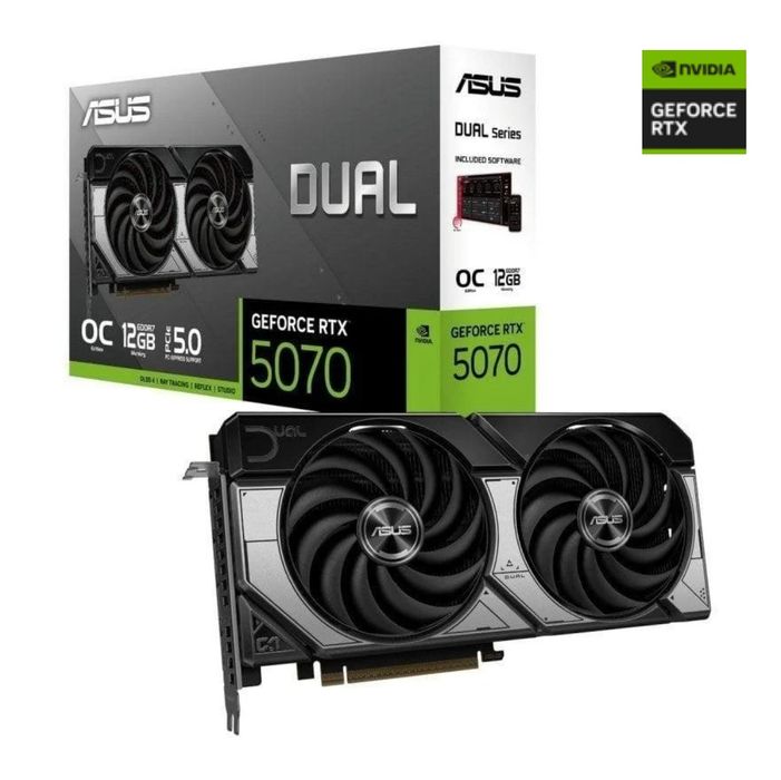 Placa gráfica ASUS Dual GeForce RTX 5070 OC 12GB GDDR7
