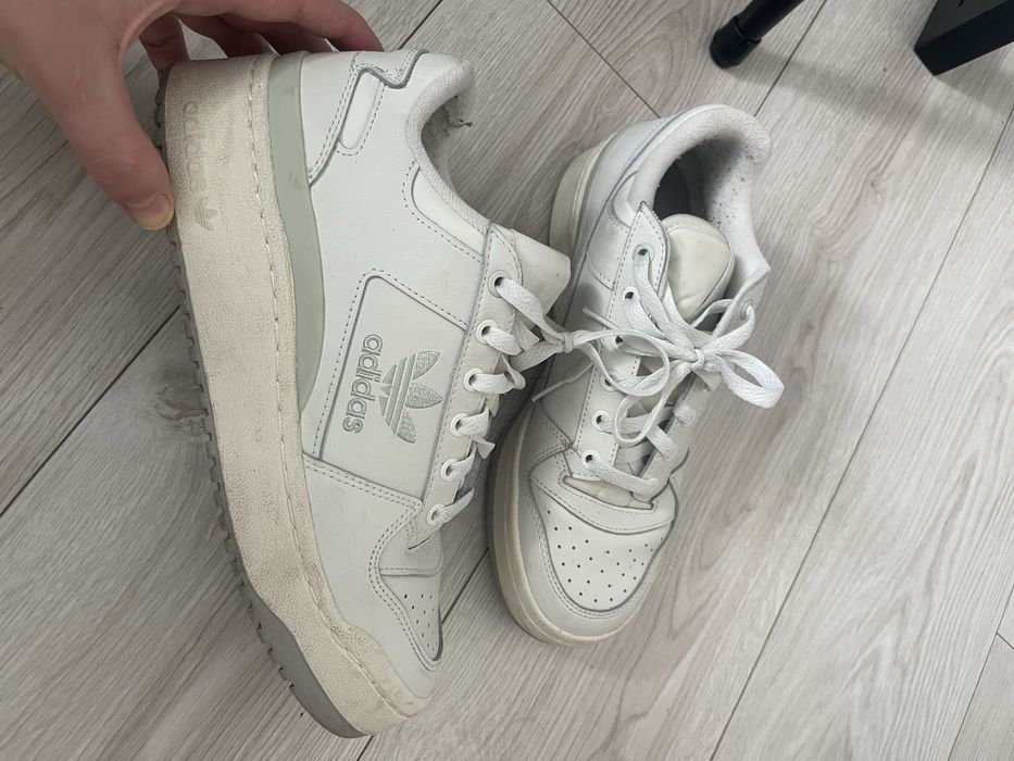 Wiosenne mietowe sneakersy adidas forum bold w