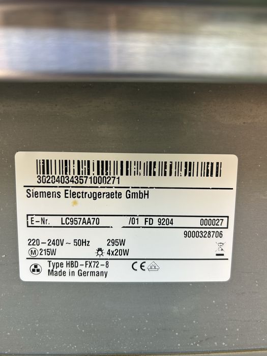 Витяжка Siemens LC957AA70 бу