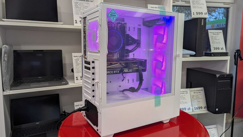 Nowy Komputer Gamingowy Intel i5-10400f 16GB 1TB RTX 5060 Faktura GWAR