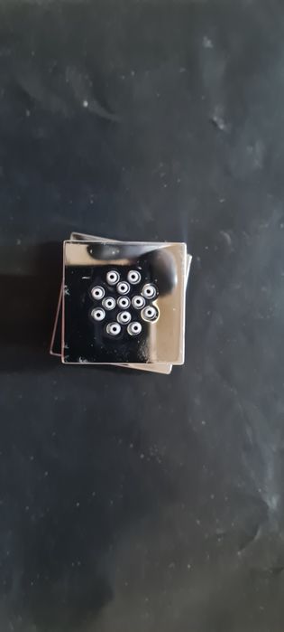 Jatos quadrados de alta pressão para chuveiro (3 pcs)