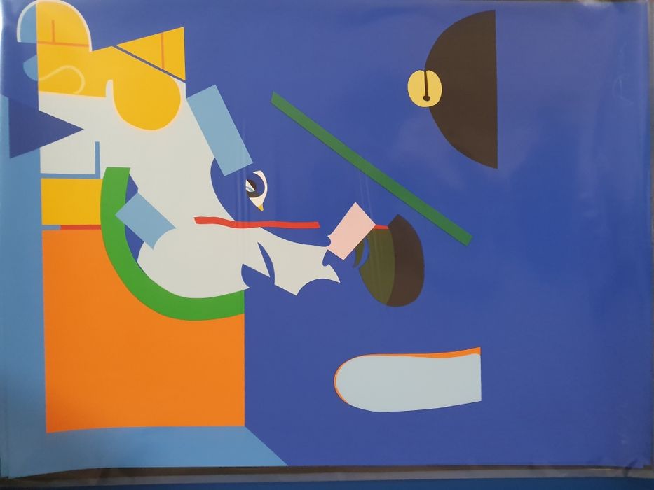 6 serigrafias- Júlio Pomar, serigrafias, tigres,animais e profissões