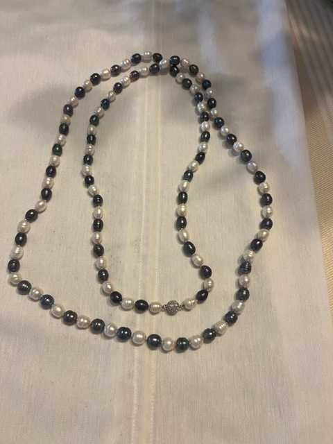 Colar de perolas, pulseira e brincos - NOVOS