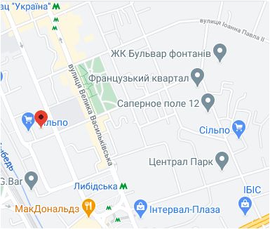 1-к метро Лыбедская Дворец Украина/Либідська Палац Україна подобово