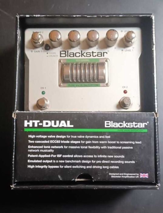 Vários pedais: Tc Eectronic Jims 45, Marshall 1959, Wampler Pinnacle, Blackstar HT Dual
