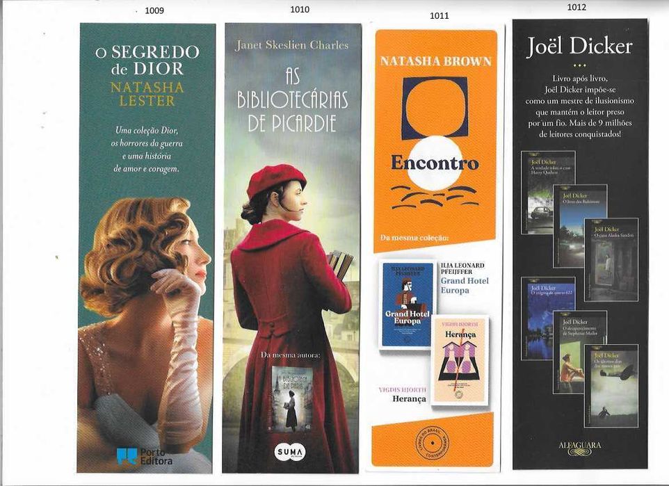 20 marcadores de livros - novos - olx X10932
