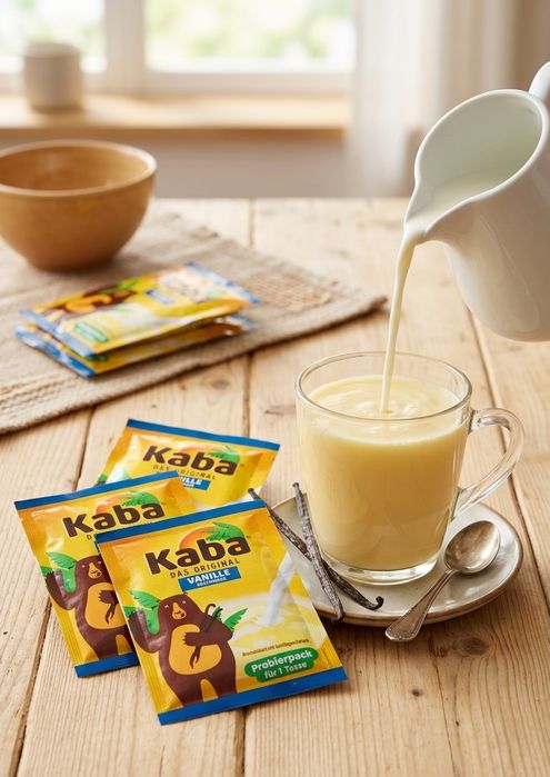 Пару штук порционного напитка из молока Kaba Das Original