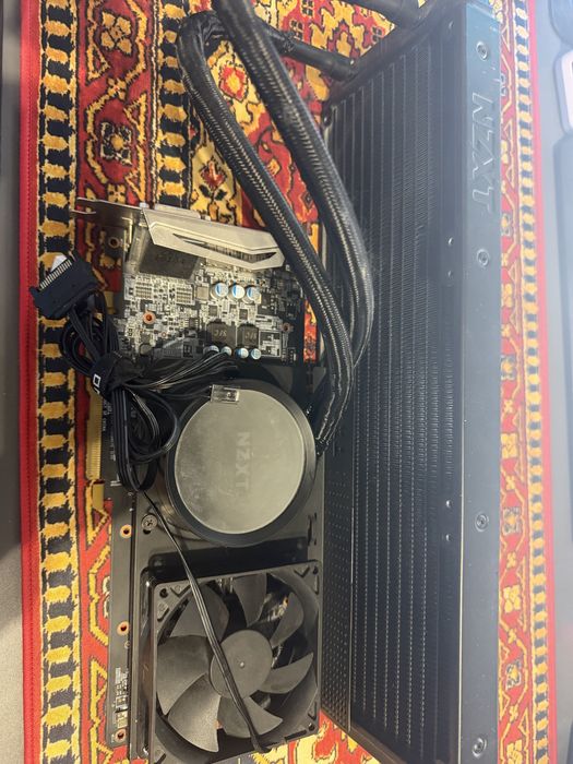 Rx 580 Armor 8gb Oc+kraken g12+aio nzxt 360mm