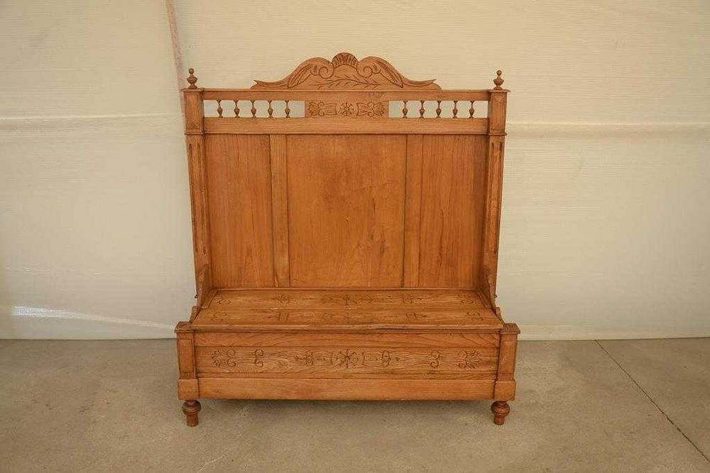 stylowa ławka skrzynia siedzisko