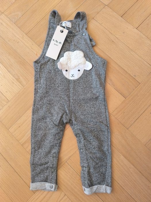 Spodnie ogrodniczki 74 Nowe