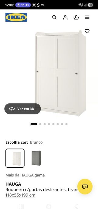 Roupeiro Ikea HAUGA
