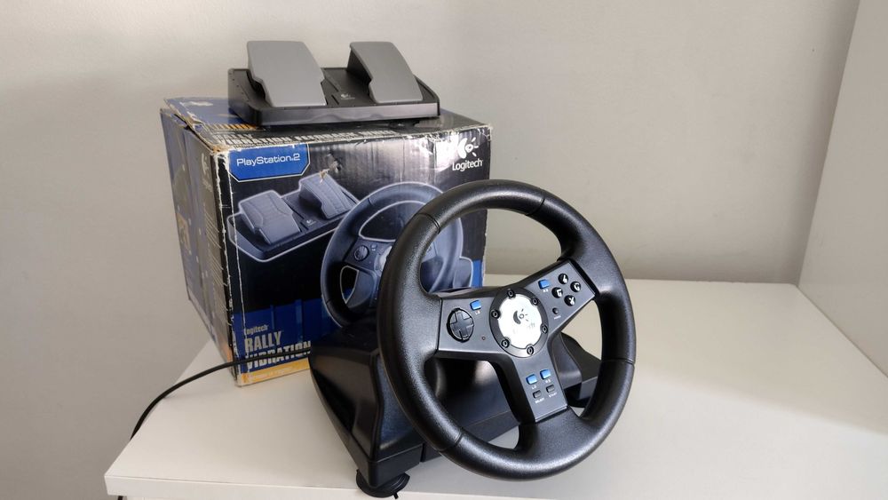 PlayStation - Logitech Rally Vibration Feedback Wheel