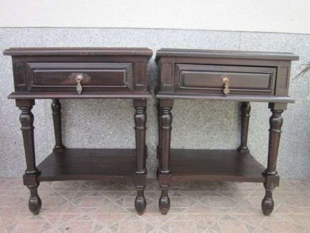 mesinha de cabeceira antiga mesa regador cobre