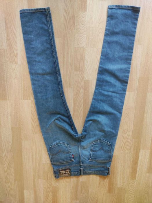 Spodnie dżinsowe damskie Levi's 513 szaro-czarne  W28 L32