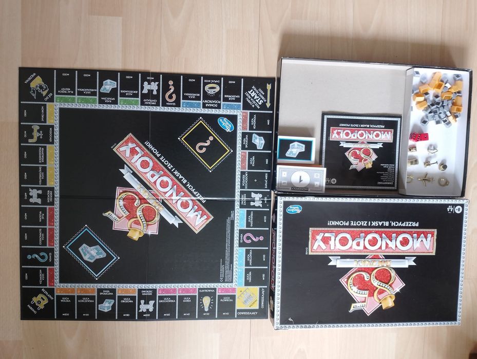 Monopoly przepych blask i nowe pionki w środku bardzo ładna