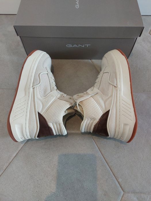 Buty Gant jak nowe 37 sneakersy trampki tenisówki wysokie beżowe