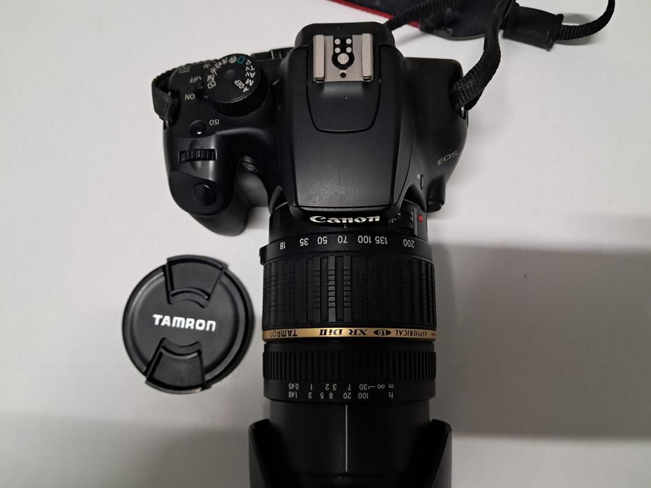 Máquina Fotografica Canon EOS Digital 1000D + Objetiva Tamron 18/200