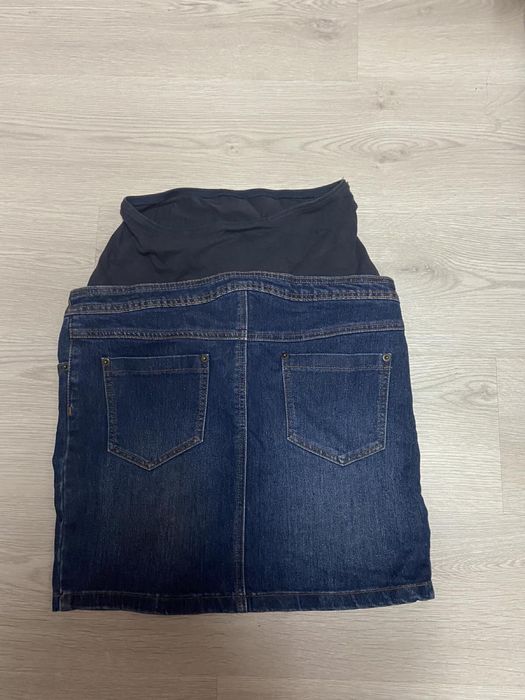 Джинсовая юбка для беременных