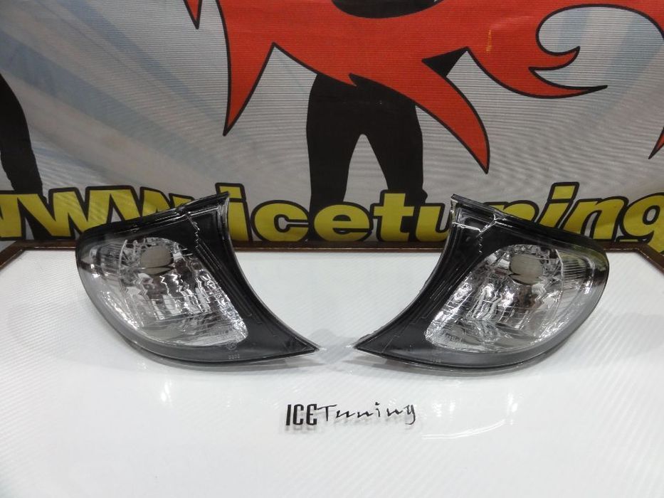 Pisca frontal bmw e46 4p 01-05 fundo cristal