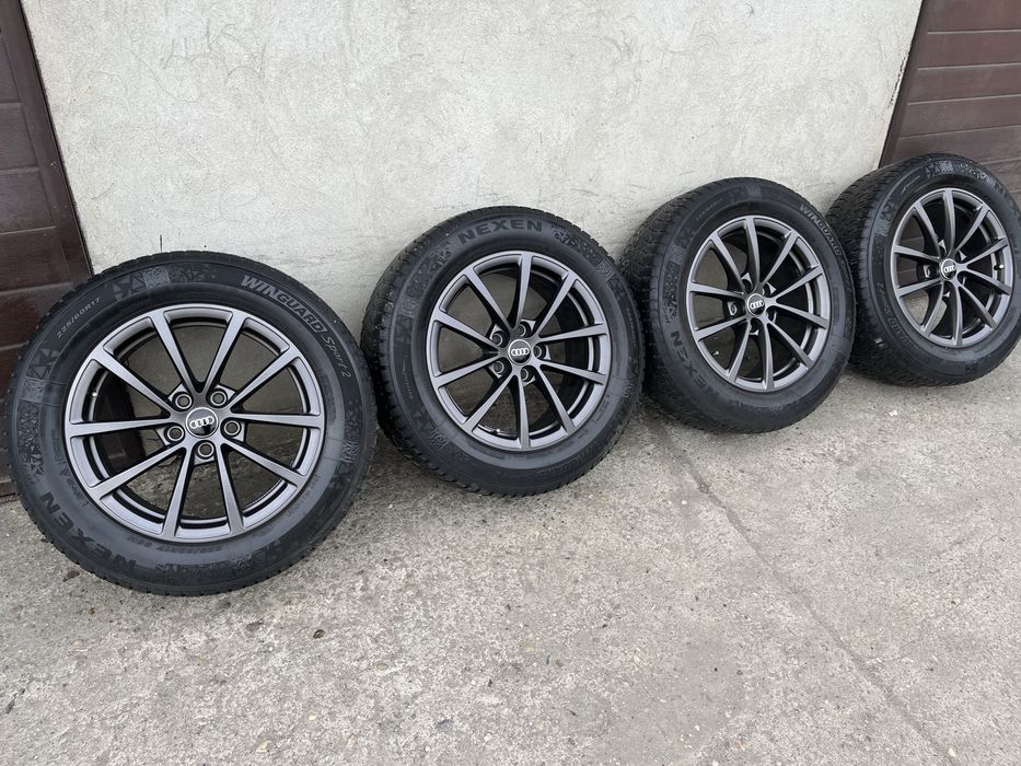 (289)Koła, Felgi 5x112 17” OEM Audi, A6 c8, Q5, Grafit