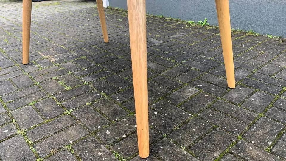 Mesa jantar oval em carvalho