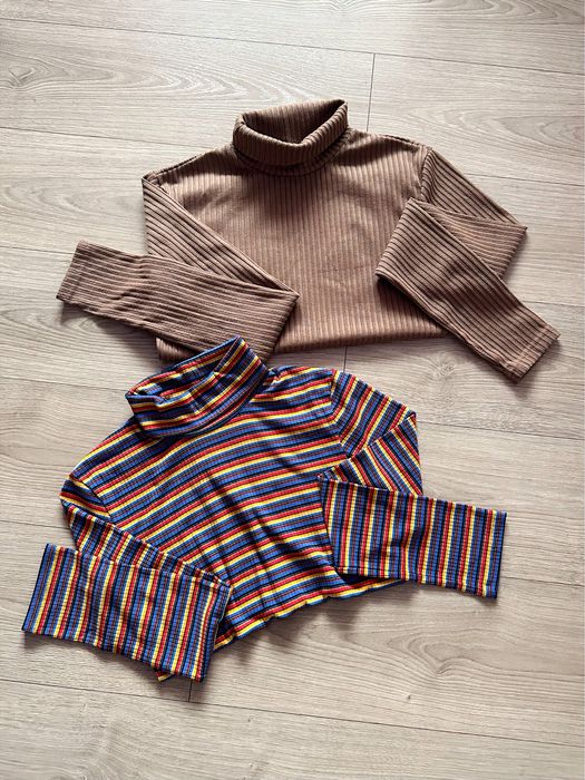 Женский набор: кофта-водолазка S-M; жіночі гольфи; светр под шею (лот)