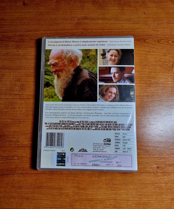 A ÚLTIMA ESTAÇÃO Michael Hoffman/Helen Mirren/Christopher Plummer NOVO